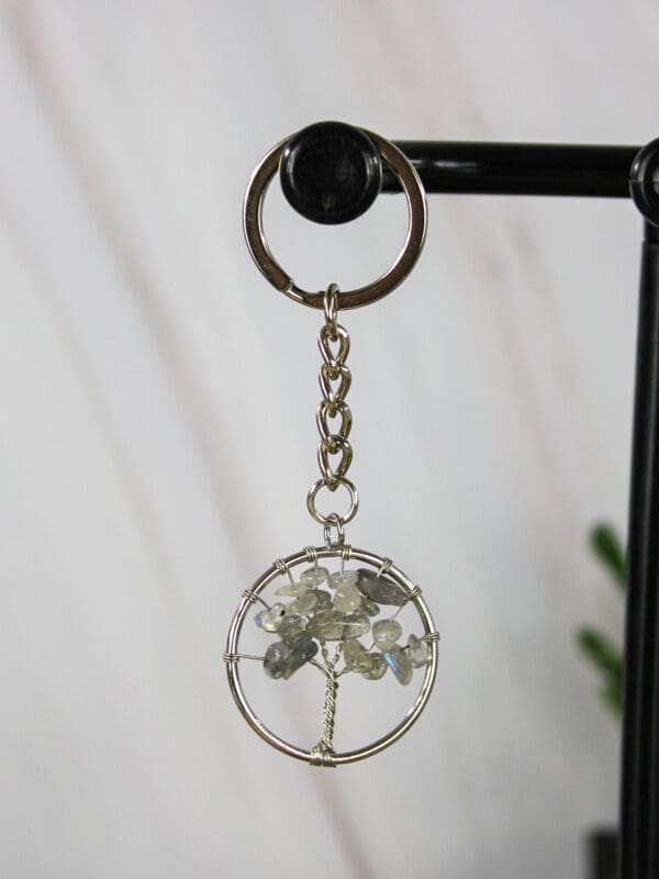 Labradoriet tree of life sleutelhanger-2