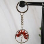 Rode jaspis tree of life sleutelhanger