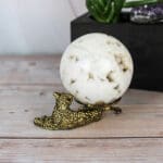 Edestenen bolhouder luipaard type 1-4