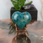 Blauwe apatiet hart nr. 3