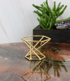 Bolhouder geometrie (goud)-2