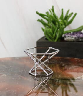 Bolhouder geometrie (zilver)-2