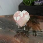 Roze andes opaal hart nr. 3