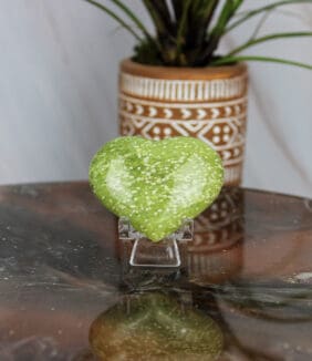 Gele serpentijn hart nr. 7-2