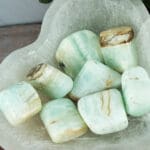 Caribbean blue calciet trommelstenen-2