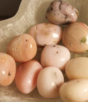 Roze opaal andes trommelstenen S 2,5 a 3,5 cm-2