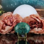 Blauwe apatiet handsteen nr. 1