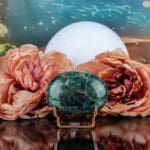 Blauwe apatiet handsteen nr. 4