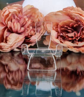 Edelstenen acryl houders maat L