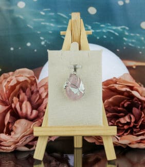 Rozenkwarts vlinder hanger