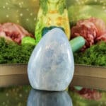 Blauwe calciet sculptuur nr. 2