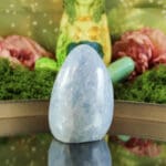 Blauwe calciet sculptuur nr. 2-2