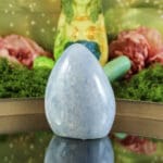 Blauwe calciet sculptuur nr. 2-3