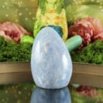 Blauwe calciet sculptuur nr. 2-4