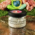 Oplaad - Ontlaadset Bergkristal Hematiet 250 gram