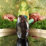 Rhodoniet sculptuur nr. 2-3