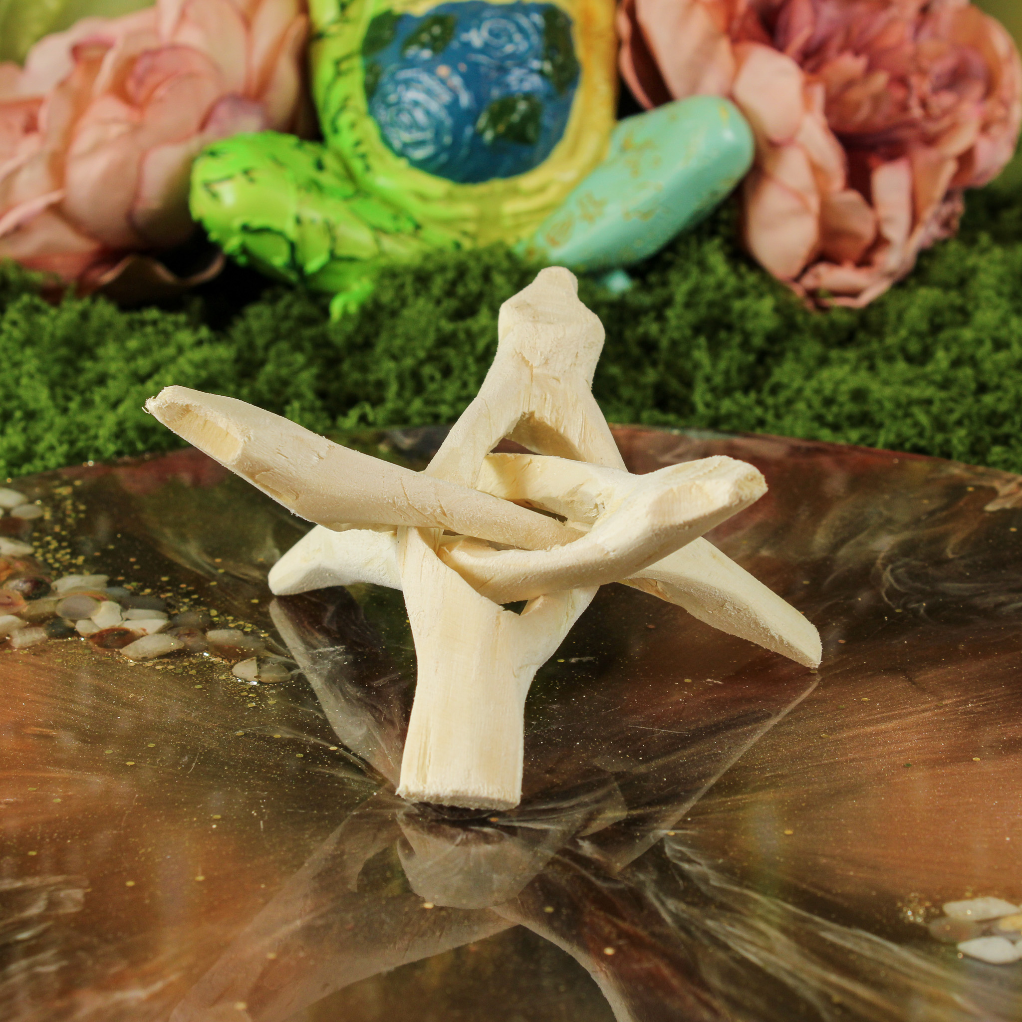 cobra standaard driepoot natuurlijk 10 cm cobra standaard driepoot natuurlijk 10 cm