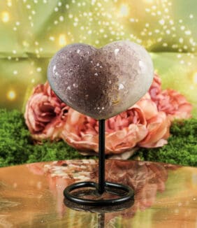 Amethist hart op standaard nr. 3