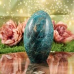 Blauwe apatiet sculptuur nr. 1-2