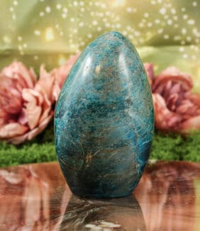 Blauwe apatiet sculptuur nr. 1