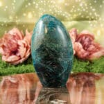 Blauwe apatiet sculptuur nr. 1-4