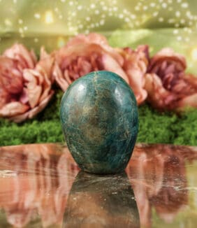 Blauwe apatiet sculptuur nr. 2