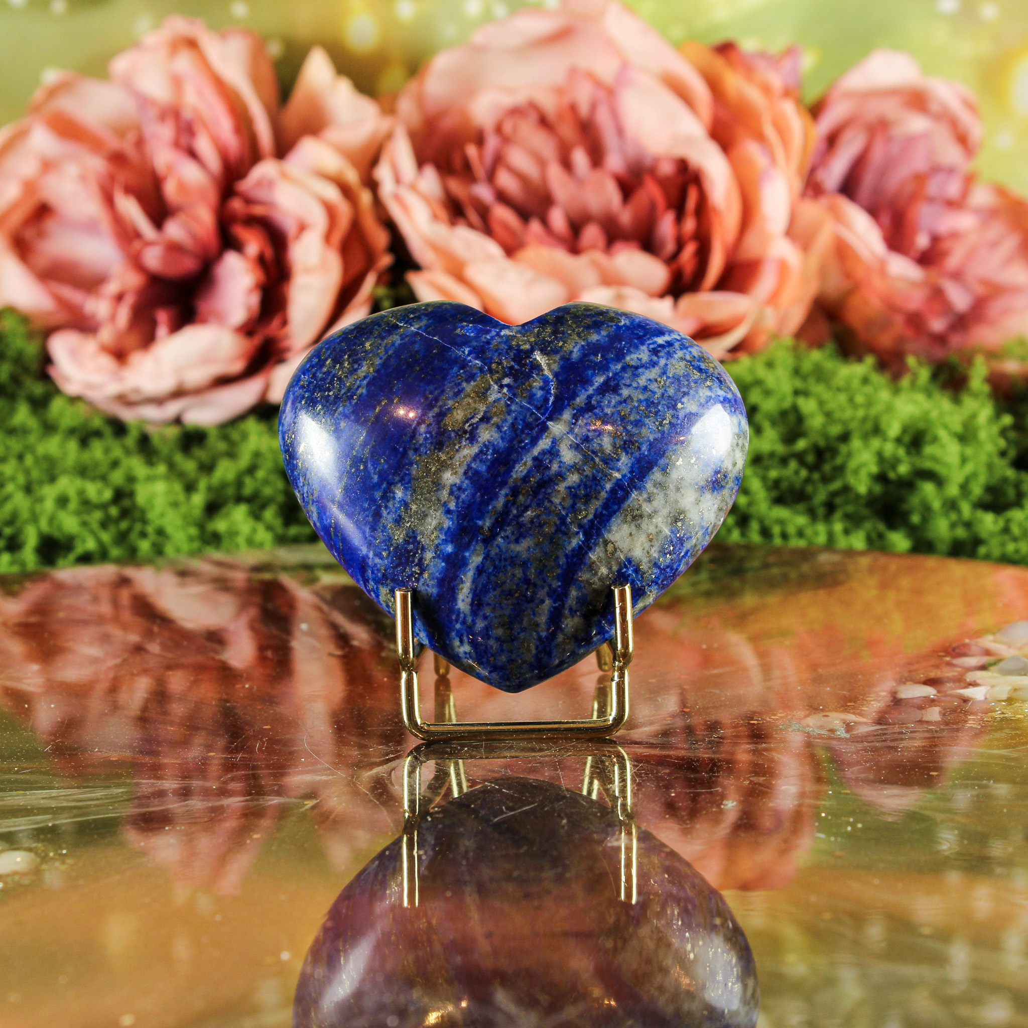 Lapis lazuli hart nr. 29 Lapis lazuli hart nr. 29