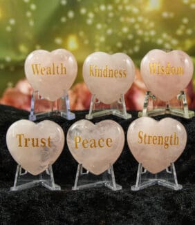 Rozenkwarts hartjes met tekst-1