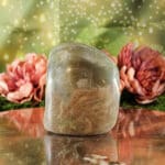 Groene maansteen half gepolijst nr. 1 - Afbeelding 2