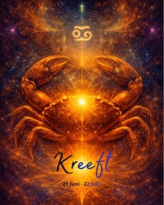 Kreeft sterrenbeeld (4 x 5 cm)