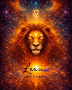 Leeuw sterrenbeeld (4 x 5 cm)