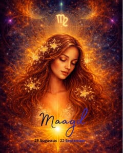 Maagd sterrenbeeld (4 x 5 cm)