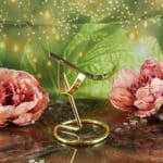 Metalen edelstenen standaard (goud) maat L-3