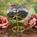 Metalen edelstenen standaard (goud) maat L-5