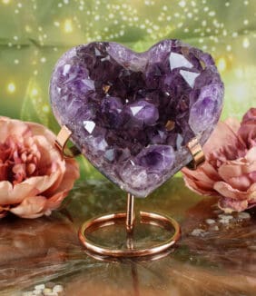 Metalen edelstenen standaard (rosé) maat L-2