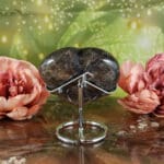 Metalen edelstenen standaard (zilver) maat M-5