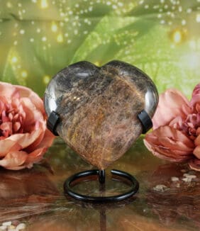 Metalen edelstenen standaard (zwart) maat M-2