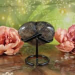 Metalen edelstenen standaard (zwart) maat M-5