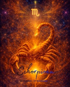 Schorpioen sterrenbeeld (4 x 5 cm)