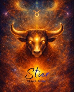 Stier sterrenbeeld (4 x 5 cm)