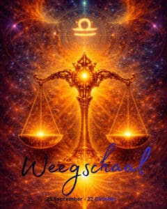 Weegschaal sterrenbeeld (4 x 5 cm)