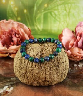 Azuriet met malachiet armband 8 mm-2