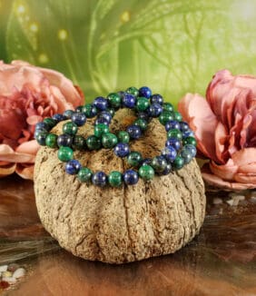 Azuriet met malachiet armband 8 mm