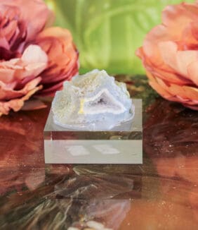 Blauwe chalcedoon ruw nr. 3