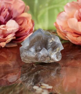 Blauwgrijze fluoriet ruw nr. 2