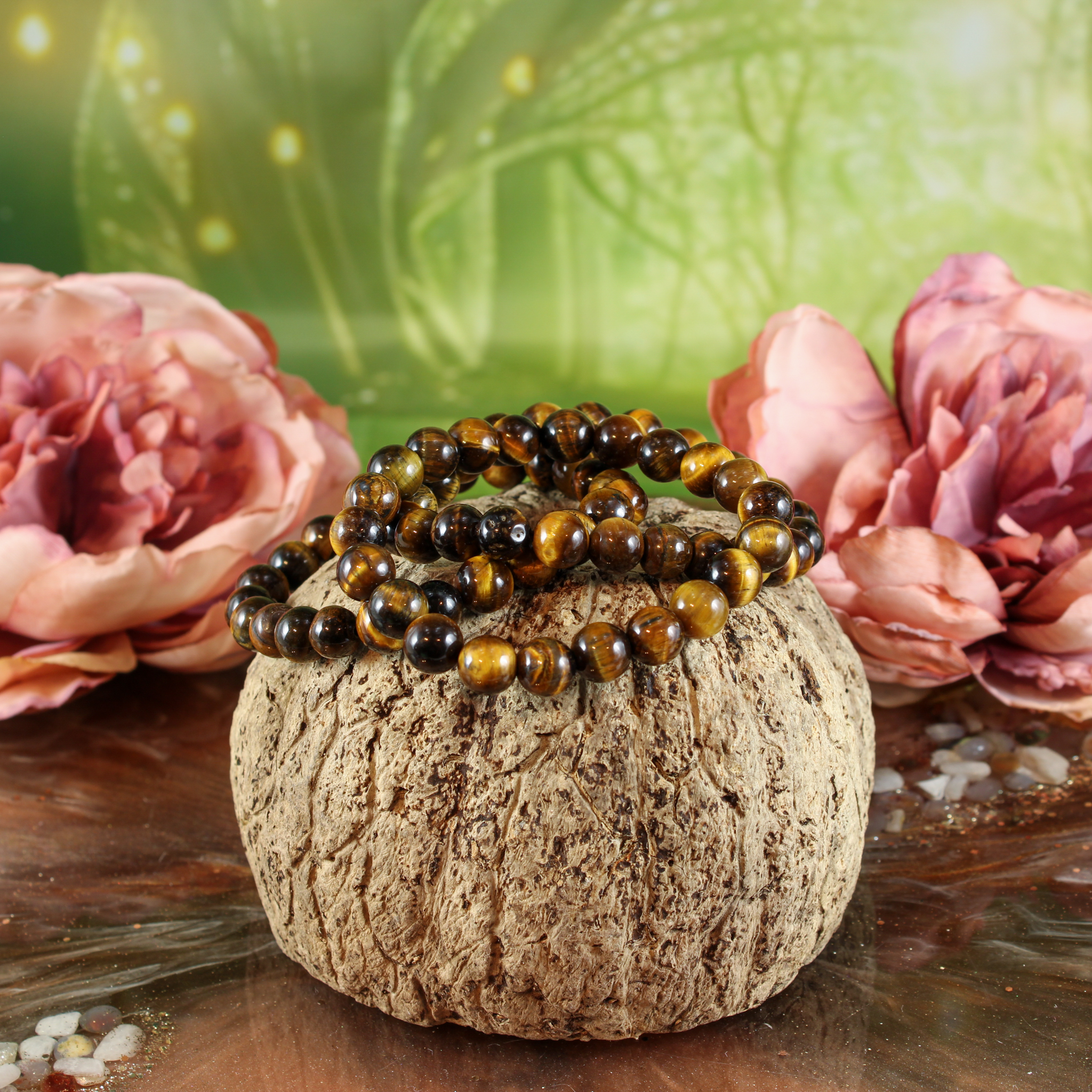 Tijgeroog armband 8 mm Tijgeroog armband 8 mm