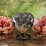 Zwarte maansteen hart nr. 1-2