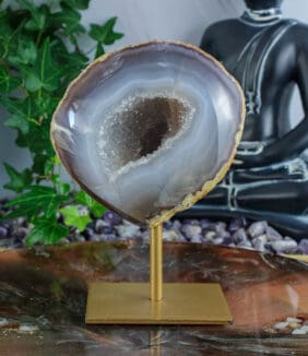 Agaat op standaard nr. 4