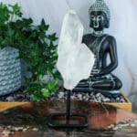 Bergkristal cluster op standaard nr. 3