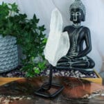 Bergkristal cluster op standaard nr. 3-3